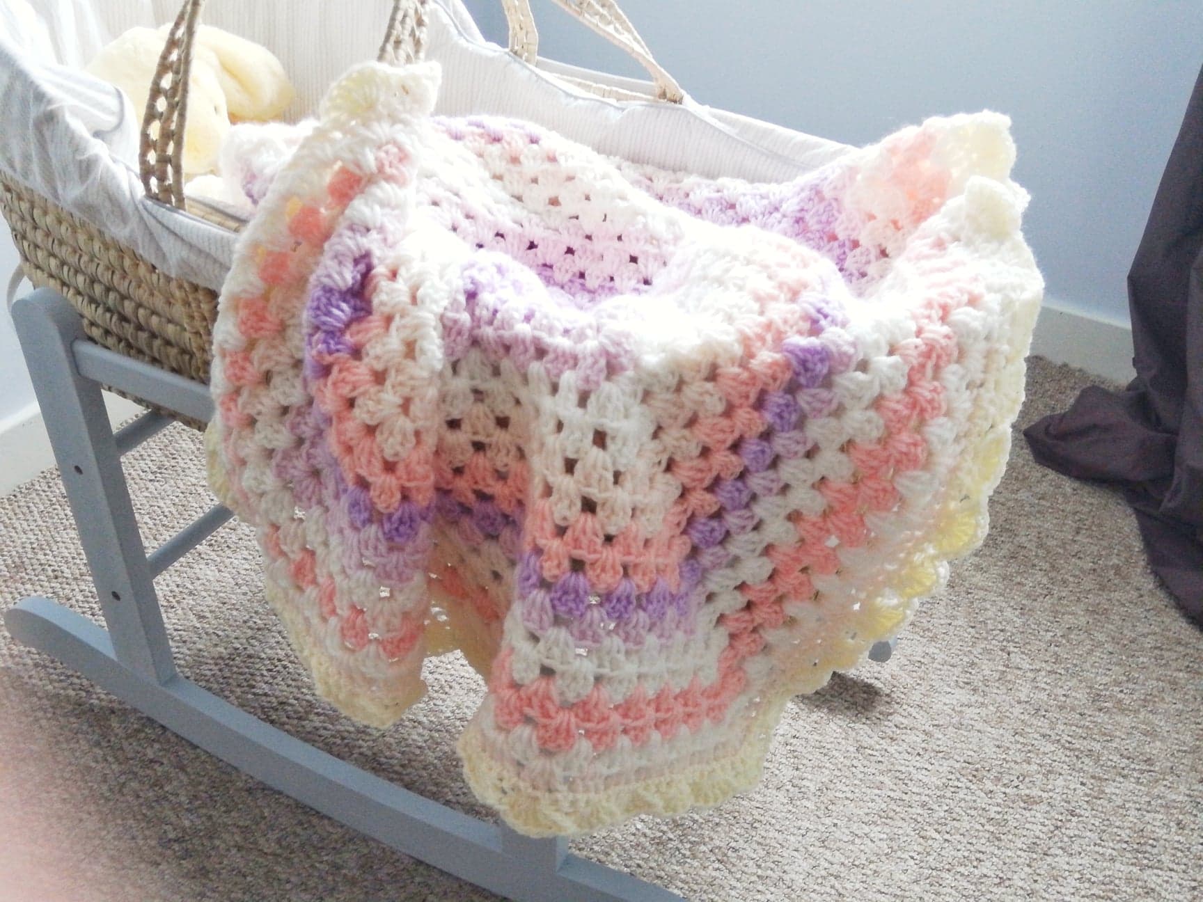 Hand Crochet Super Chunky Blanket by Selina Veronique Crochet