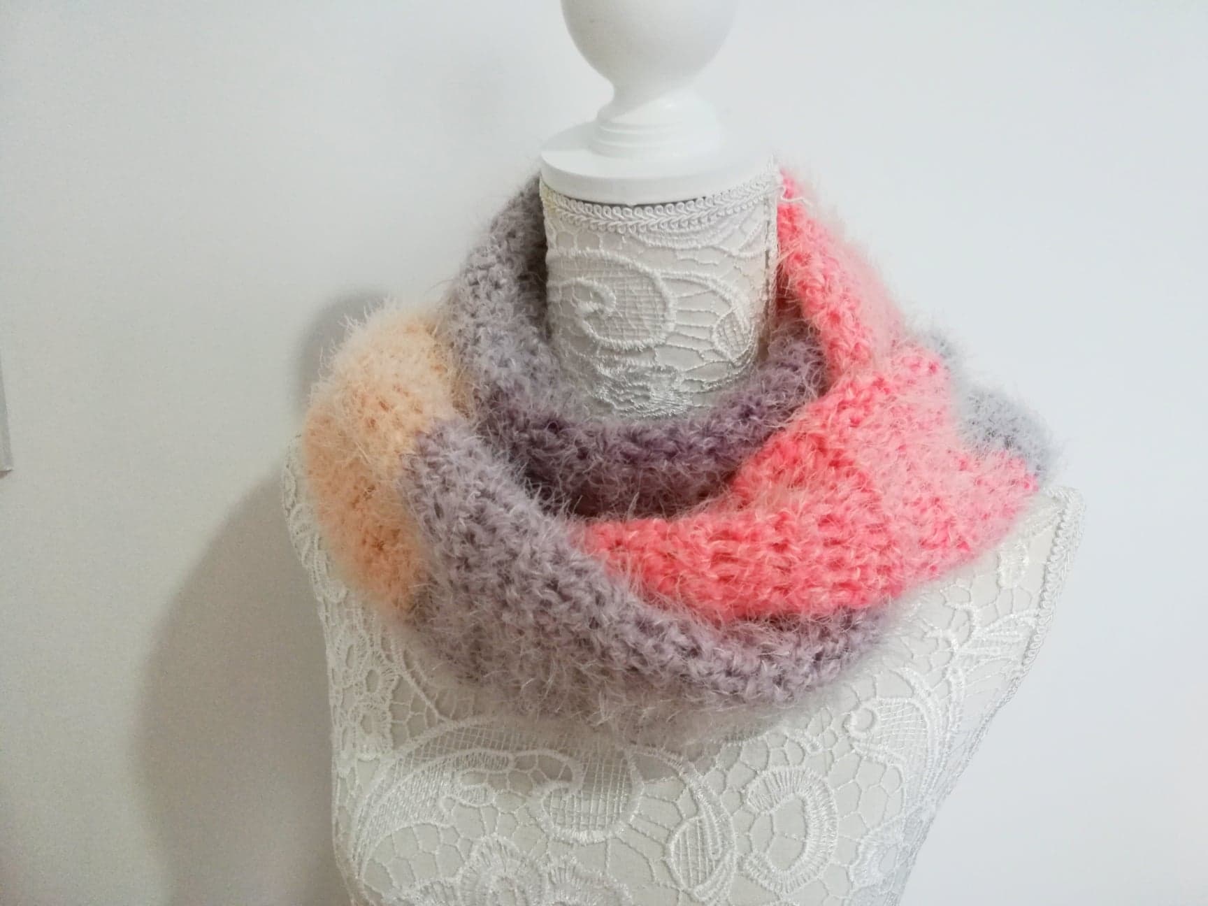 Crochet Soft Fluffy Scarf by Selina Veronique Crochet