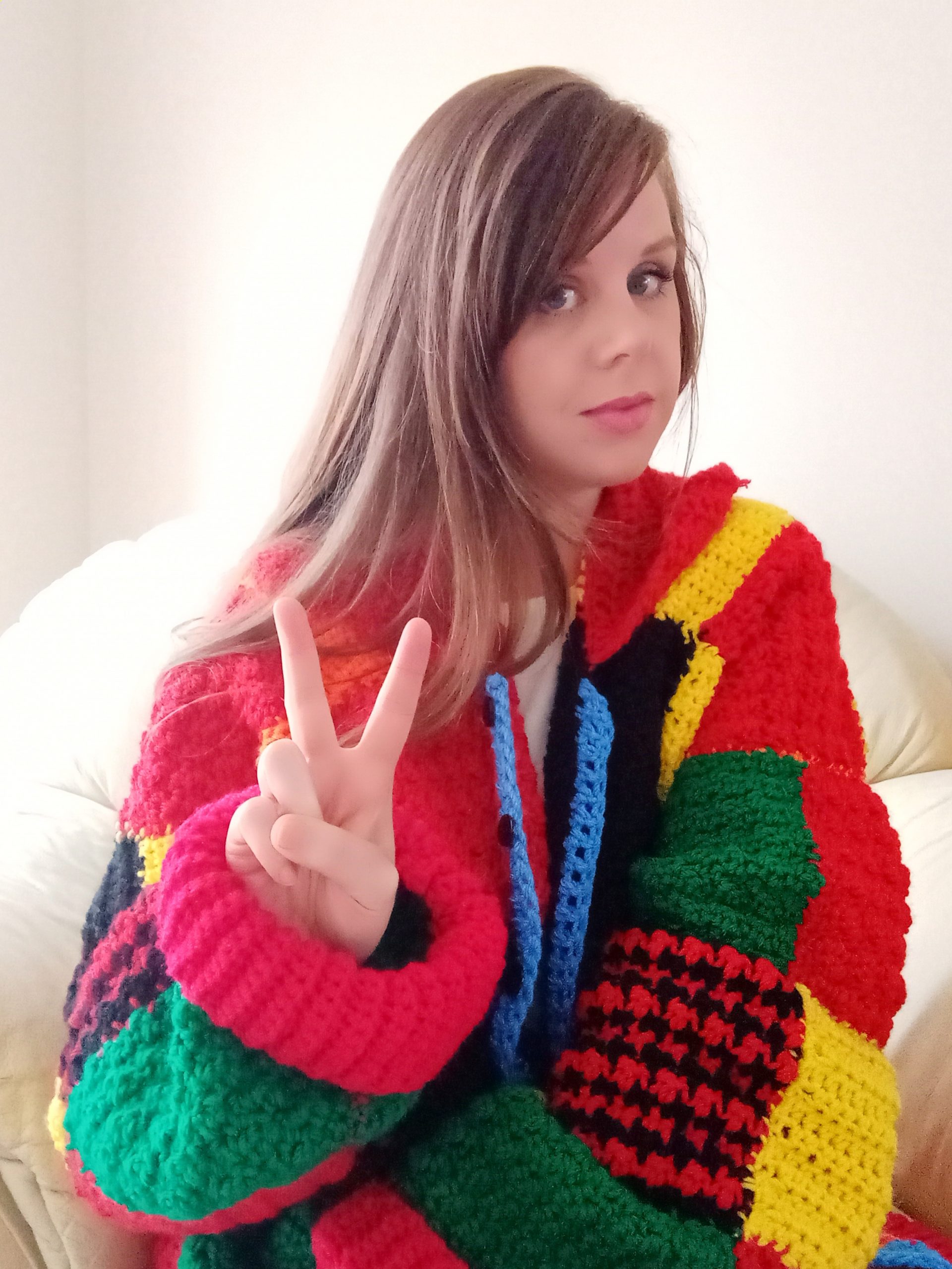 Crochet The Iconic Patchwork Cardigan by Selina Veronique