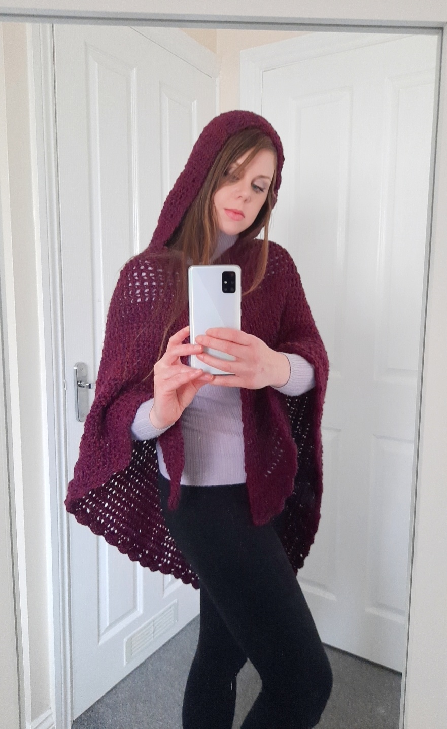 Crochet The Maiden Hooded Shawl by Selina Veronique Crochet