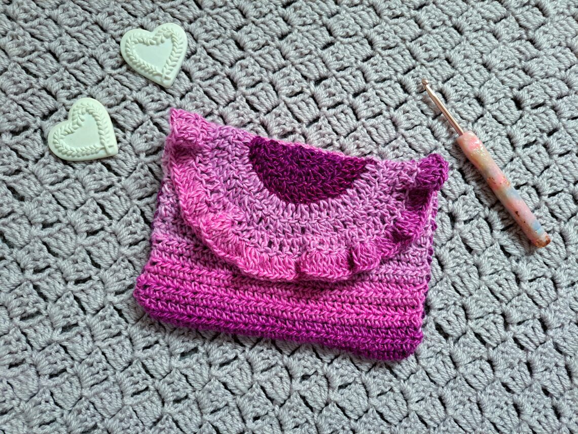 Crochet Circle purse ( Written pattern & Tutorial ) - YouTube