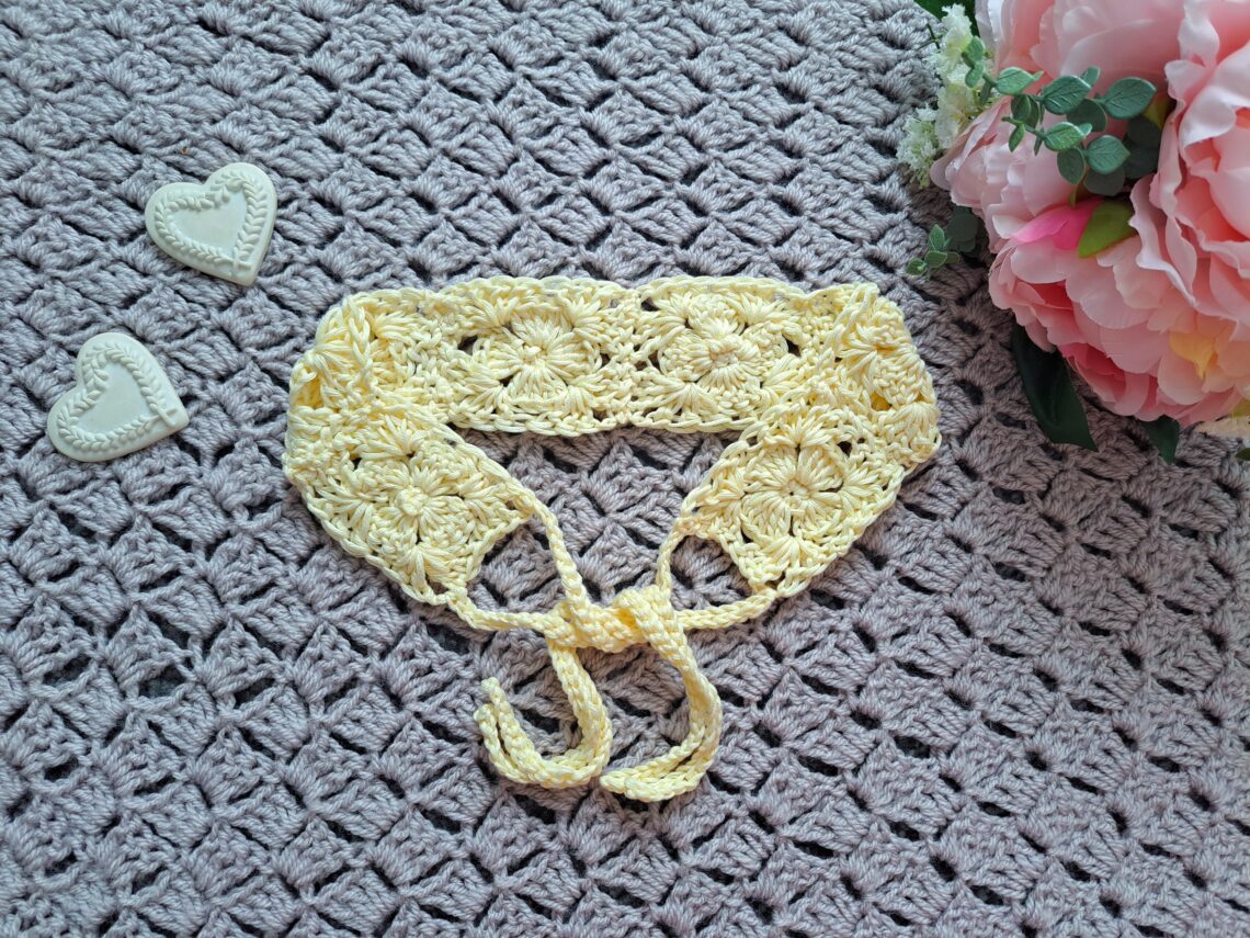 Crochet Buttercup Flower Headband Free Pattern